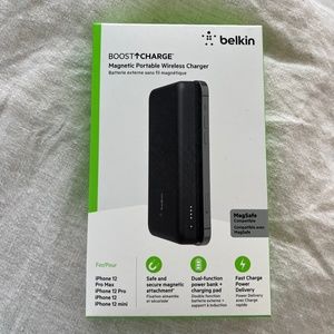 Belkin Boost Charger Magnetic Portable iPhone 12 all models, brand new in box